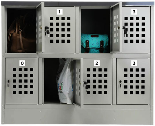 Шкафчики хранения